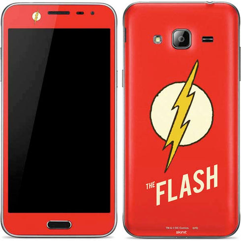 DC Comics The Flash Classic Emblem Galaxy J3 Skin