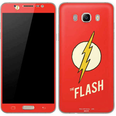 DC Comics The Flash Classic Emblem Galaxy J7 Skin
