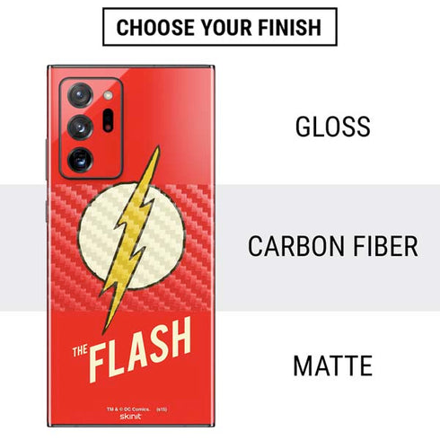 DC Comics The Flash Classic Emblem Galaxy Note20 Ultra 5G Skin