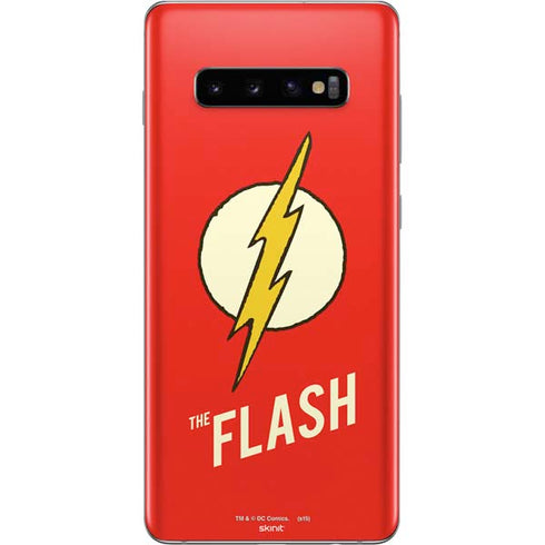 DC Comics The Flash Classic Emblem Galaxy S10 Plus Skin