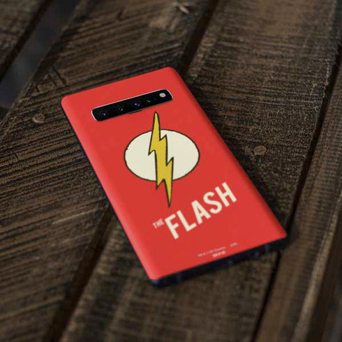 DC Comics The Flash Classic Emblem Galaxy S10 Plus Skin