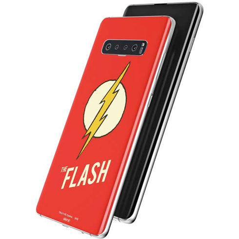 DC Comics The Flash Classic Emblem Galaxy S10 Skin