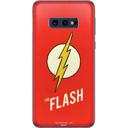 DC Comics The Flash Classic Emblem Galaxy S10e Skin