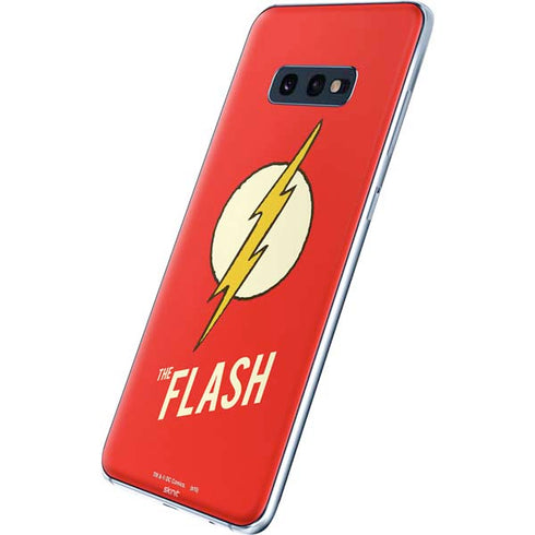 DC Comics The Flash Classic Emblem Galaxy S10e Skin