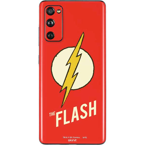 DC Comics The Flash Classic Emblem Galaxy S20 Fan Edition Skin