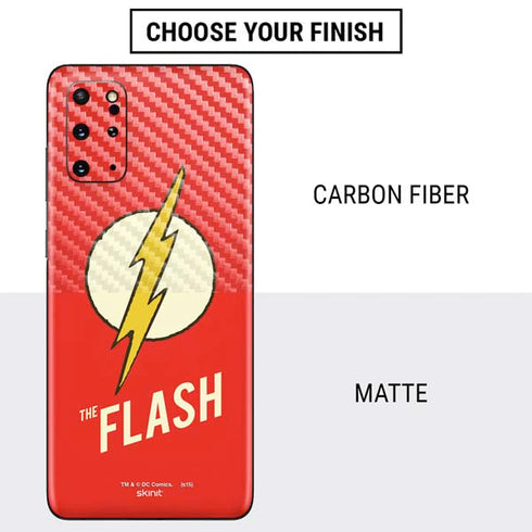 DC Comics The Flash Classic Emblem Galaxy S20 Plus Skin