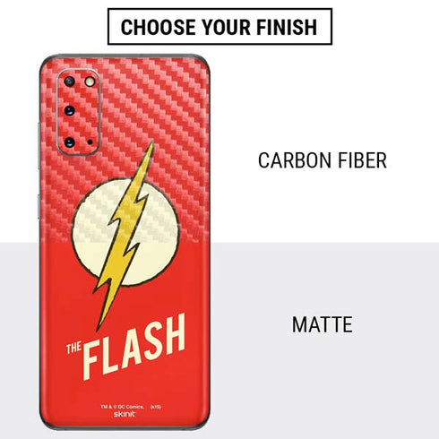 DC Comics The Flash Classic Emblem Galaxy S20 Skin