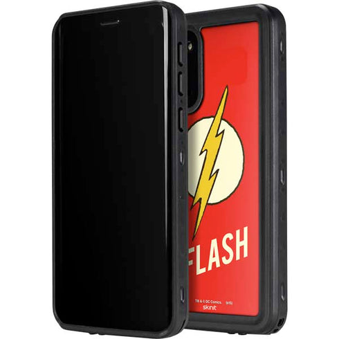 DC Comics The Flash Classic Emblem Galaxy S20 Waterproof Case