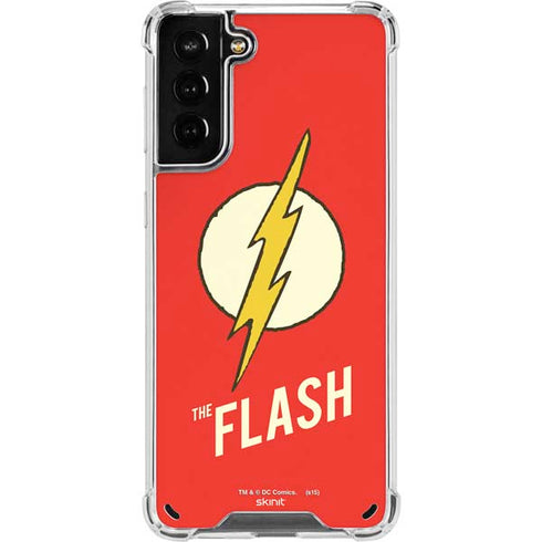 DC Comics The Flash Classic Emblem Galaxy S21 Plus 5G Clear Case