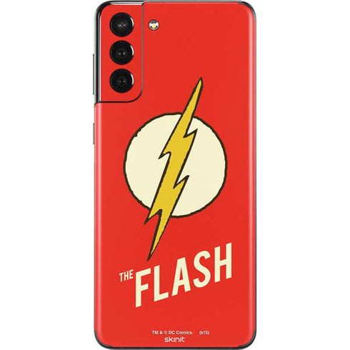 DC Comics The Flash Classic Emblem Galaxy S21 Plus 5G Skin