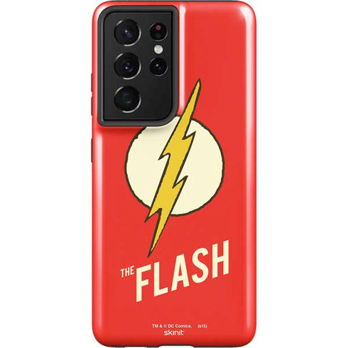 DC Comics The Flash Classic Emblem Galaxy S21 Ultra 5G Pro Case