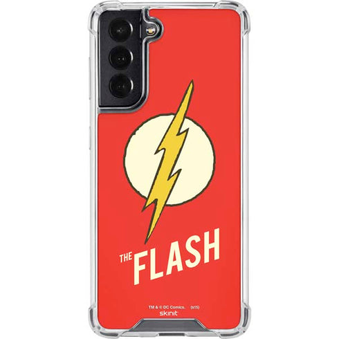 DC Comics The Flash Classic Emblem Galaxy S22 Clear Case