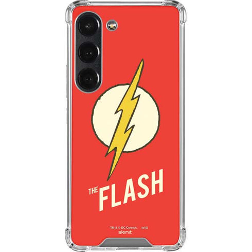 DC Comics The Flash Classic Emblem Galaxy S23 Clear Case