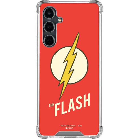 DC Comics The Flash Classic Emblem Galaxy S23 FE Clear Case