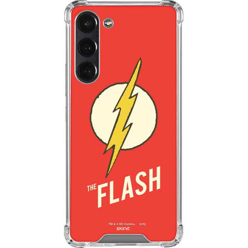 DC Comics The Flash Classic Emblem Galaxy S23 Plus Clear Case