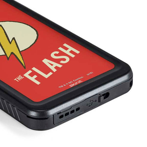 DC Comics The Flash Classic Emblem Galaxy S23 Plus Waterproof Case
