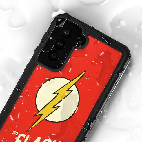 DC Comics The Flash Classic Emblem Galaxy S23 Plus Waterproof Case