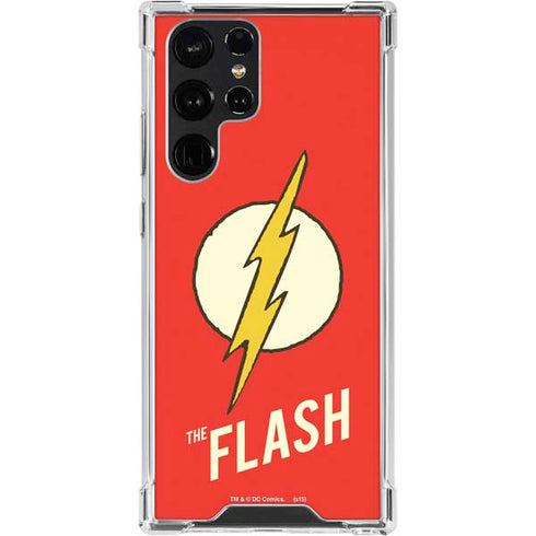 DC Comics The Flash Classic Emblem Galaxy S24 Ultra Clear Case