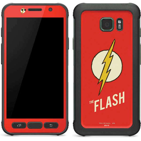DC Comics The Flash Classic Emblem Galaxy S7 Active Skin