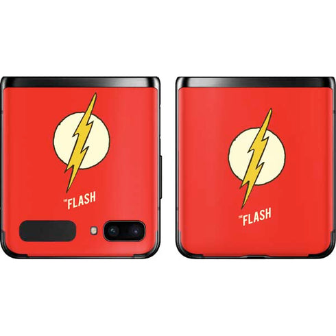 DC Comics The Flash Classic Emblem Galaxy Z Flip Skin