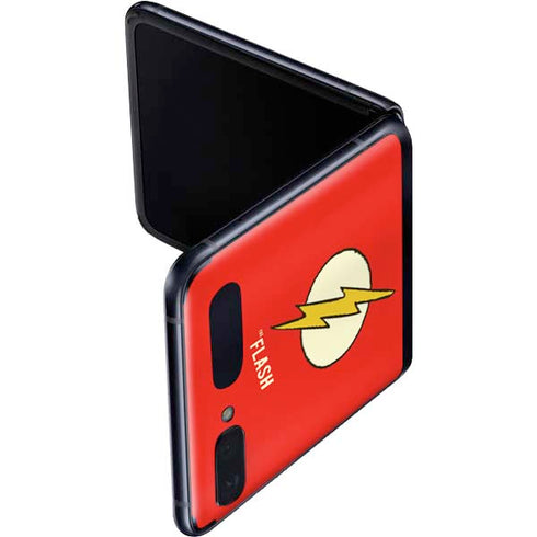 DC Comics The Flash Classic Emblem Galaxy Z Flip Skin