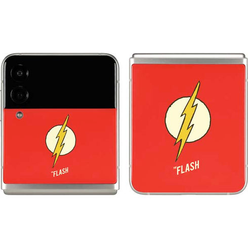 DC Comics The Flash Classic Emblem Galaxy Z Flip3 5G Skin