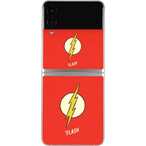 DC Comics The Flash Classic Emblem Galaxy Z Flip4 5G Skin