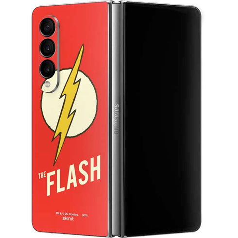 DC Comics The Flash Classic Emblem Galaxy Z Fold4 5G Skin
