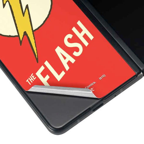 DC Comics The Flash Classic Emblem Galaxy Z Fold4 5G Skin