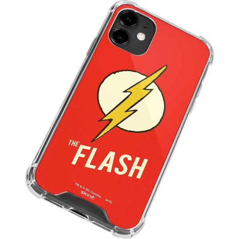DC Comics The Flash Classic Emblem iPhone 12 Clear Case