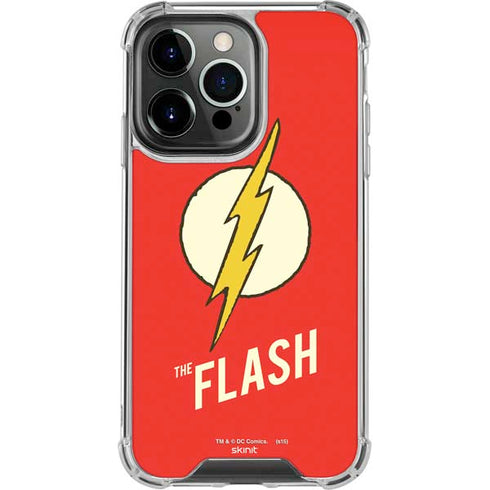 DC Comics The Flash Classic Emblem iPhone 13 Pro Clear Case