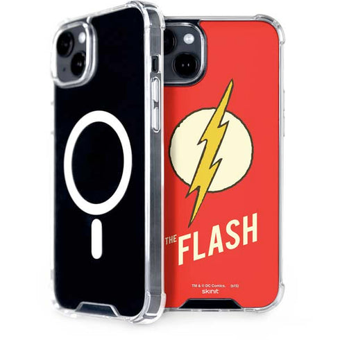 DC Comics The Flash Classic Emblem iPhone 14 Plus MagSafe Case