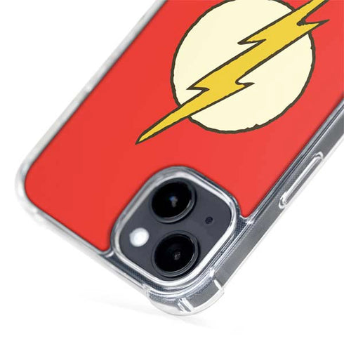 DC Comics The Flash Classic Emblem iPhone 15 Plus MagSafe Case