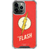 DC Comics The Flash Classic Emblem iPhone 14 Pro Max Clear Case