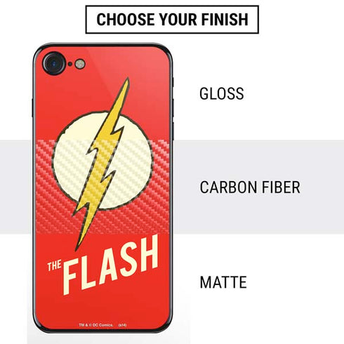 DC Comics The Flash Classic Emblem iPhone SE (2nd & 3rd Gen) Skin