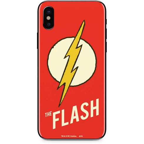 DC Comics The Flash Classic Emblem iPhone X Skin