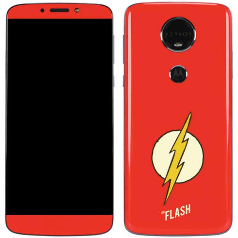 DC Comics The Flash Classic Emblem Moto E5 Plus Skin