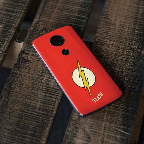 DC Comics The Flash Classic Emblem Moto E5 Plus Skin