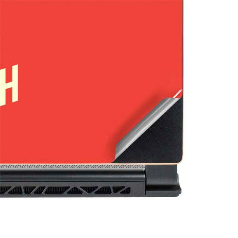 DC Comics The Flash Classic Emblem MSI GS65 Stealth Laptop Skin