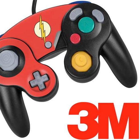 DC Comics The Flash Classic Emblem Nintendo GameCube Controller Skin