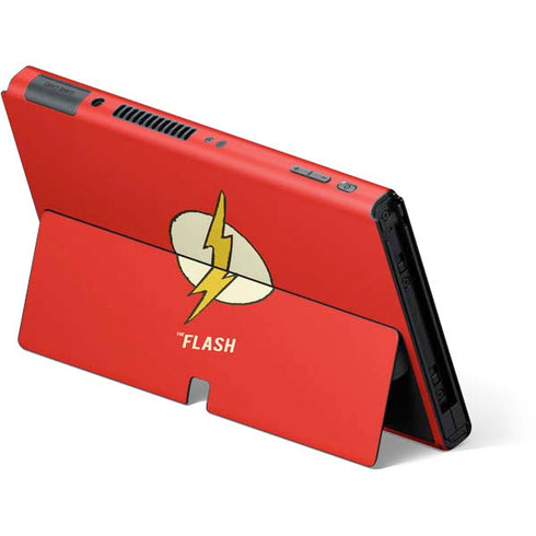 DC Comics The Flash Classic Emblem Nintendo Switch OLED (2021) Skin