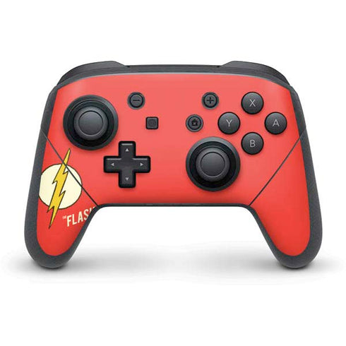 DC Comics The Flash Classic Emblem Nintendo Switch Pro Controller Skin