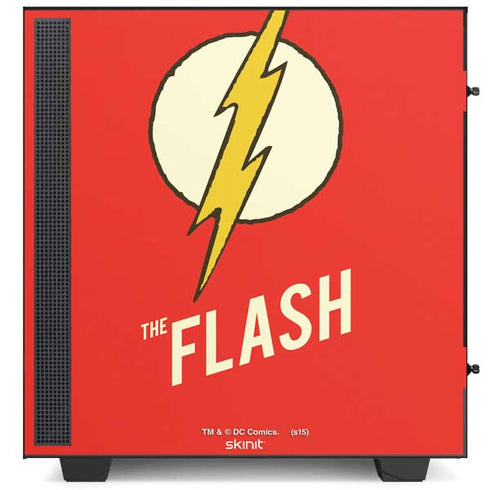 DC Comics The Flash Classic Emblem NZXT H510 Compact ATX Mid-Tower Case Skin