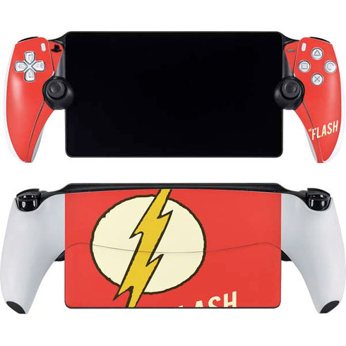 DC Comics The Flash Classic Emblem PlayStation Portal Remote Player Skin