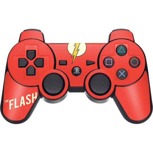 DC Comics The Flash Classic Emblem PS3 Dual Shock wireless controller Skin