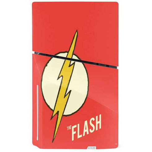 DC Comics The Flash Classic Emblem PS5 Slim Disk Bundle Skin