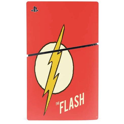 DC Comics The Flash Classic Emblem PS5 Slim Digital Edition Bundle Skin