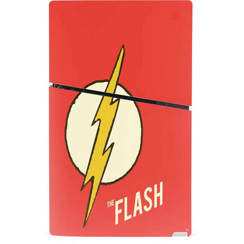 DC Comics The Flash Classic Emblem PS5 Slim Digital Edition Bundle Skin