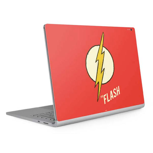 DC Comics The Flash Classic Emblem Surface Book 2 15in Skin