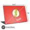 DC Comics The Flash Classic Emblem Universal Laptop 13in (10.6 x 7.6in) Skin
